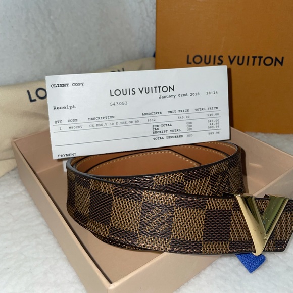 Brown Louis Vuitton Belt - Picture 2 of 4